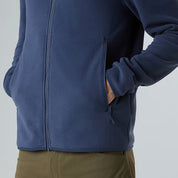 The North Face felpa Pile Glacier full zip uomo blu navy