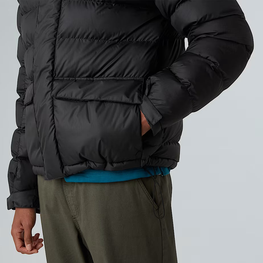 The North Face Giacca Imbottita Limbara con Cappuccio in Poliestere Riciclato Nero Uomo