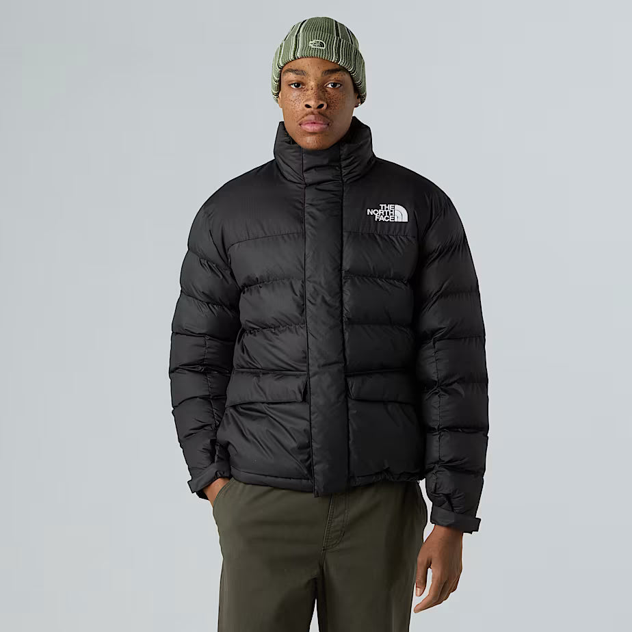 The North Face Giacca Imbottita Limbara con Cappuccio in Poliestere Riciclato Nero Uomo