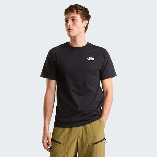 The North Face T-Shirt NSE Box Celebration Regular Fit Misto Cotone Nero Uomo