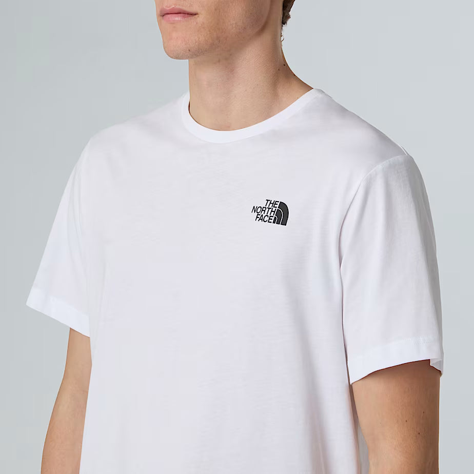 The North Face T-Shirt NSE Graphic Tee Regular Fit Misto Cotone Bianco Uomo