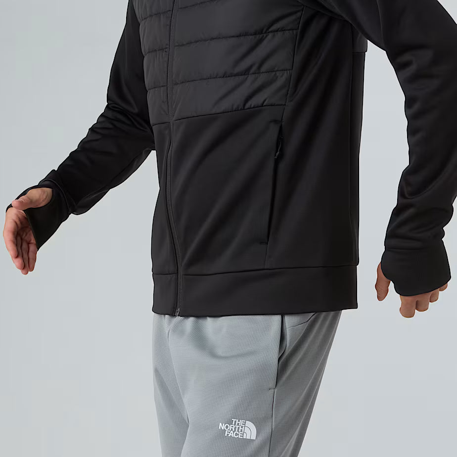The North Face Giacca Antivento Reaxion 2.0 Hybrid full zip nero black
