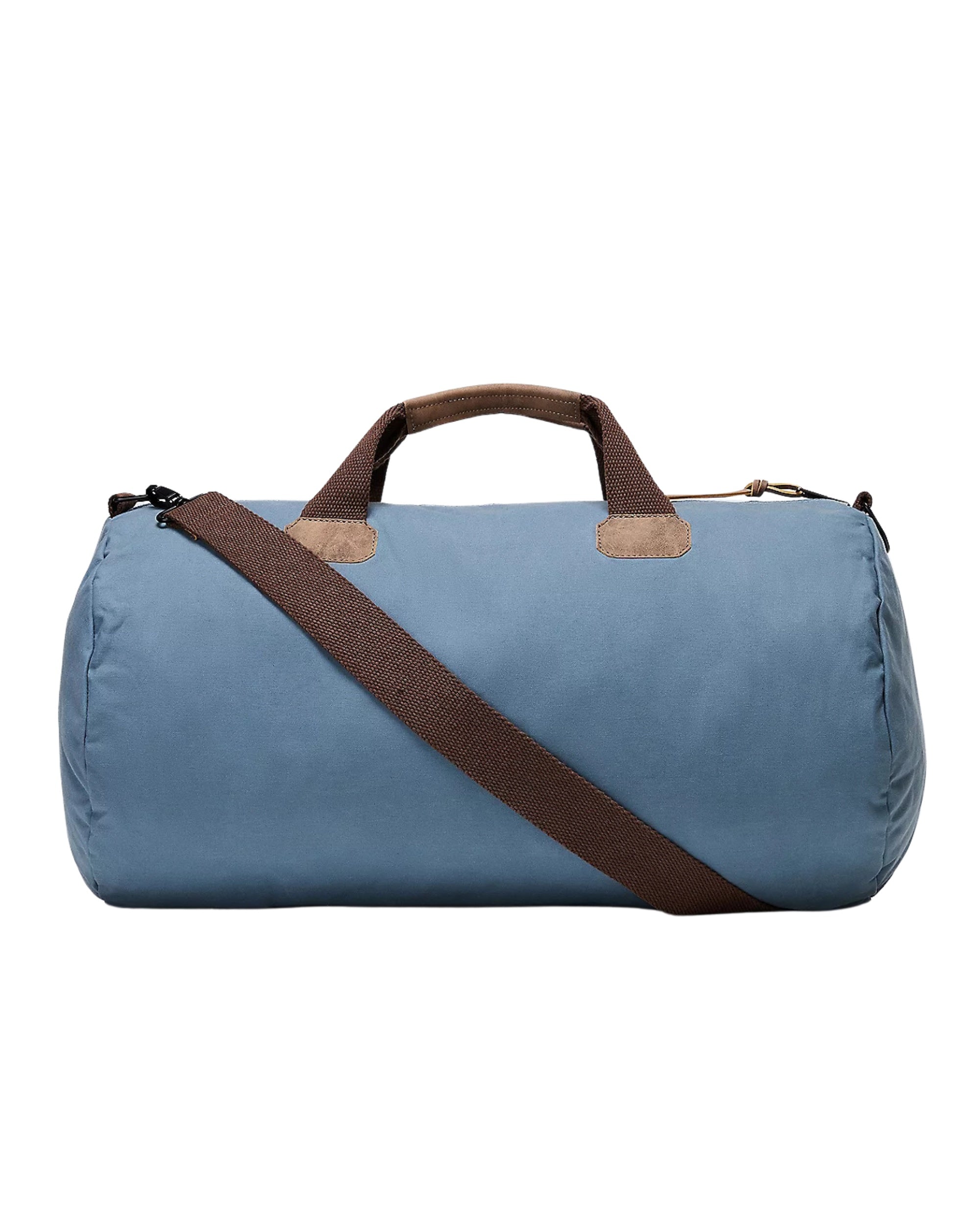 Napapijri Travel Bag with Removable and Adjustable Shoulder Strap Blue in Waxed Cotton