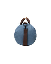 Napapijri Travel Bag with Removable and Adjustable Shoulder Strap Blue in Waxed Cotton