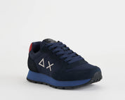 Sun68 Scarpe Sneaker Casual Tom Solid Z45101 Navy - Bordeaux Uomo