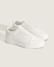 Vans Scarpe Basse Donna sneakers Old Skool Suola Platform Panna