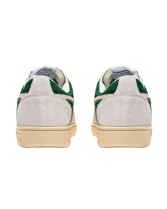 Diadora Magic Basket Low Suede Leather Sneakers White 4