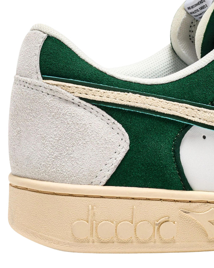 Diadora Magic Basket Low Suede Leather Sneakers White 6