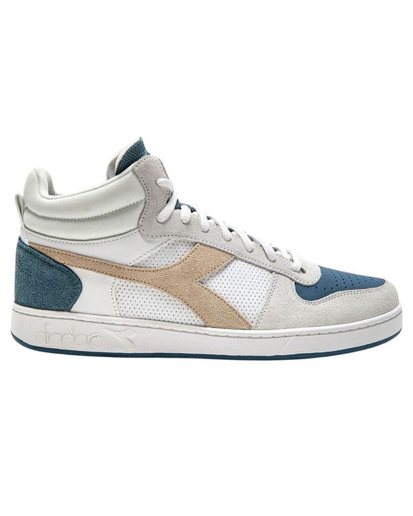 Diadora Sneaker Magic Basket Demi Neat Pelle Scamosciata Bianco