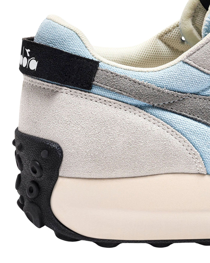 Diadora Sneakers Race Suede SW Blu in Pelle Scamosciata 6