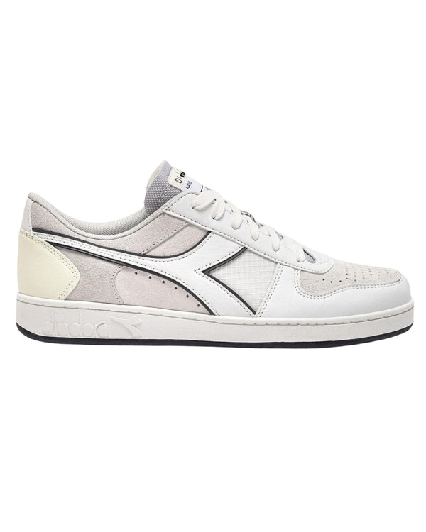 Diadora Magic Basket Low Tech in Pelle Scamosciata Bianco