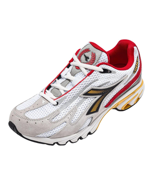 Diadora Sneaker Sportiva Style Running Bianco Pelle-2