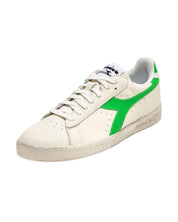 Diadora Sneaker Game L Low Fluo Waxed Pelle Bianco