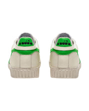 Diadora Sneaker Game L Low Fluo Waxed Pelle Bianco