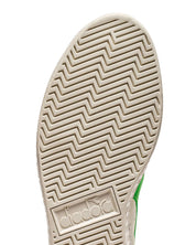 Diadora Sneaker Game L Low Fluo Waxed Pelle Bianco