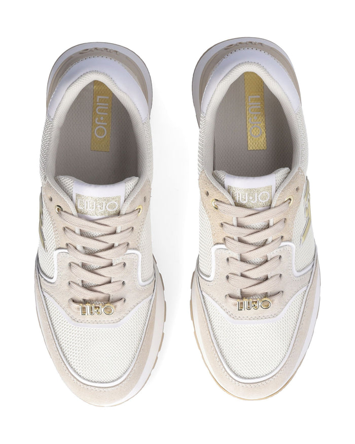 Liu Jo Sneakers Amazing 25 Misto Pelle Marrone 4