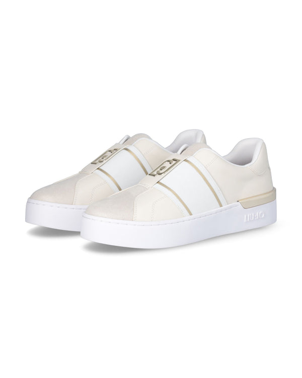 Liu Jo Sneakers Silvia Misto Pelle Bianco-2