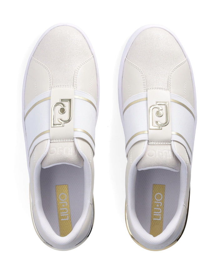 Liu Jo Sneakers Silvia Misto Pelle Bianco 4