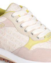 Liu Jo Sneakers Wonder 39 in Pelle e Nylon Argento