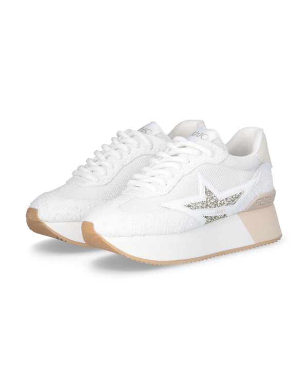 Liu Jo Sneaker Dreamy 03 Suede White-2