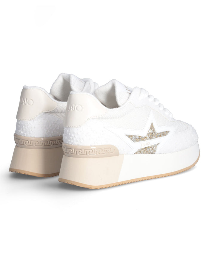 Liu Jo Sneaker Dreamy 03 Pelle Scamosciata Bianco 3