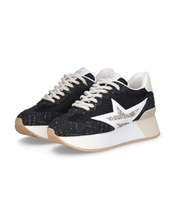 Liu Jo Sneakers Dreamy 03 Suede Black-2