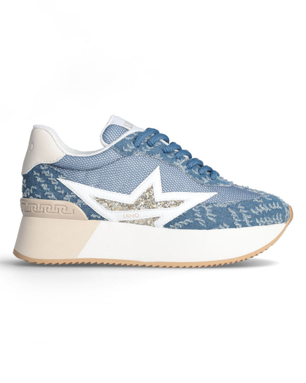 Liu Jo Sneaker Dreamy 03 Suede Light Blue