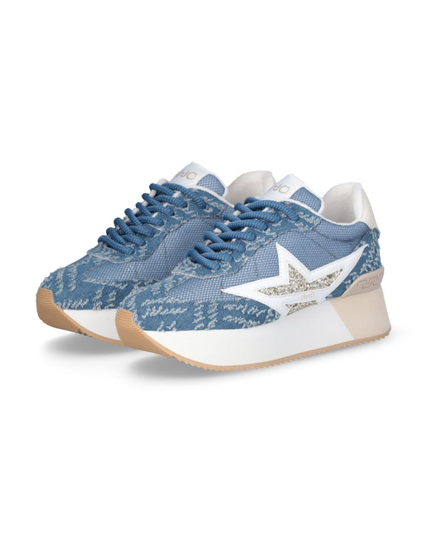 Liu Jo Sneaker Dreamy 03 Suede Light Blue-2