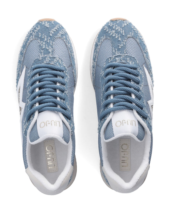 Liu Jo Sneaker Dreamy 03 Pelle Scamosciata Azzurro 4