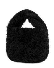 Love Moschino Borsa Piccola A Mano Con Tracolla Teddy Fur Soft Nero Donna