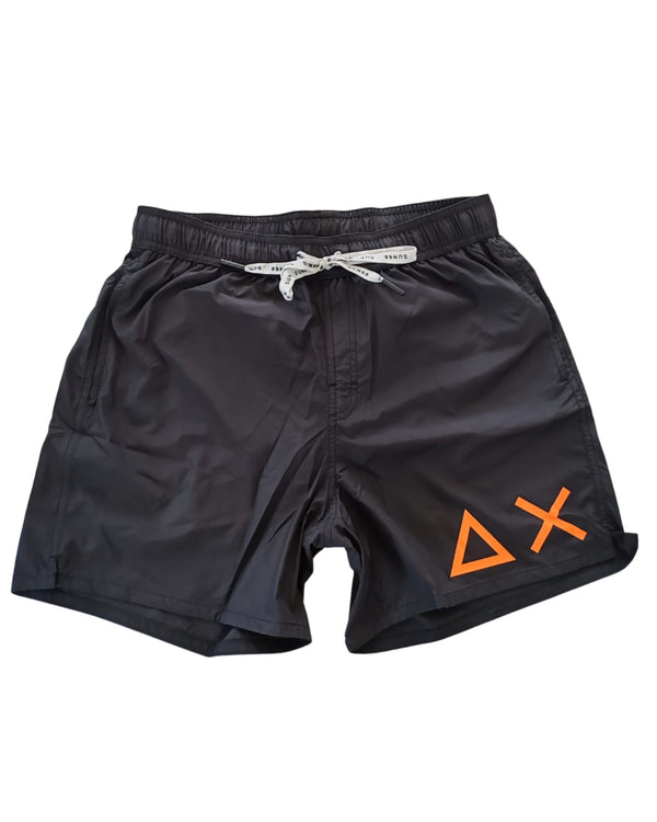 Sun68 Black Beach Sea Shorts