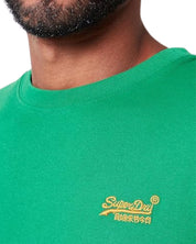 Superdry T-Shirt Soda Pop Graphic Vintage Cotone Verde