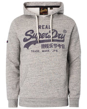 Superdry Felpa Soda Pop Graphic Vintage Logo Cotone Grigio