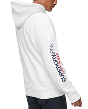 Superdry Hoodie and Logos Cotton White