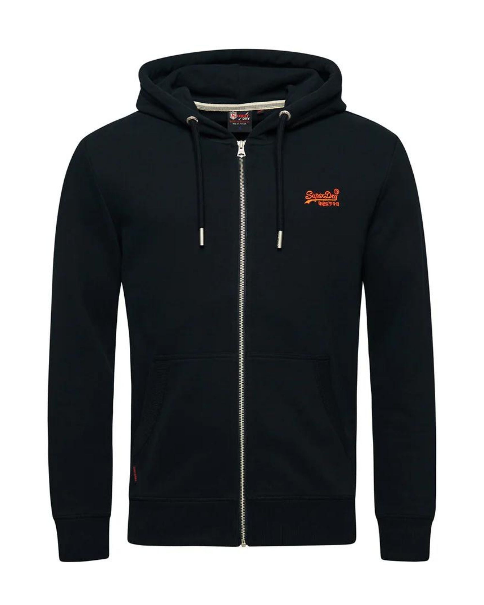 Superdry Cotton Blend Logo Hoodie Blue