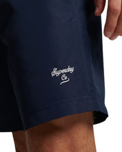 Superdry Costume da Bagno Logo Blu