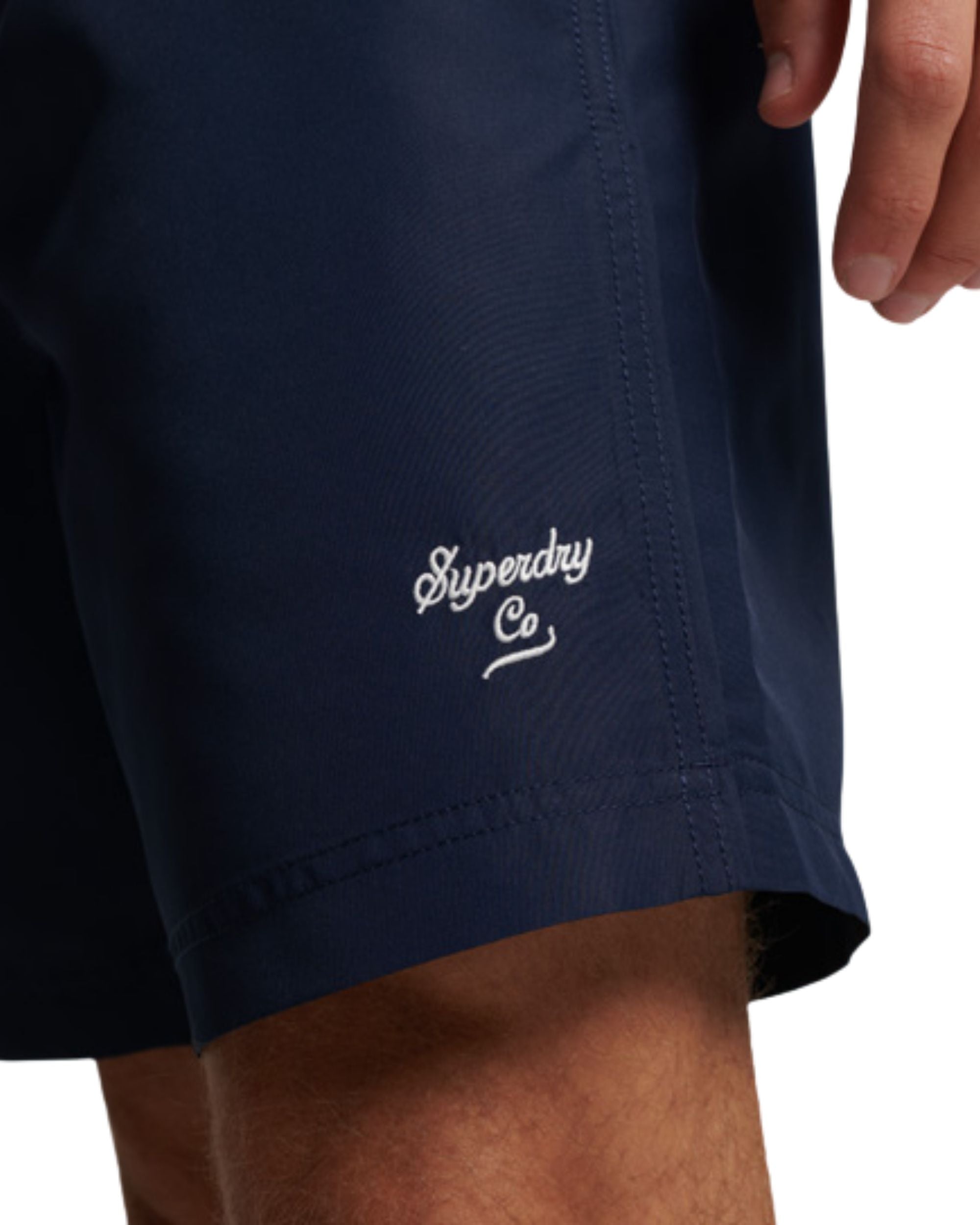 Superdry Costume da Bagno Logo Blu