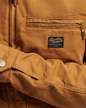 Superdry Giubbotto Vintage Ranch Harrington Cotone Marrone