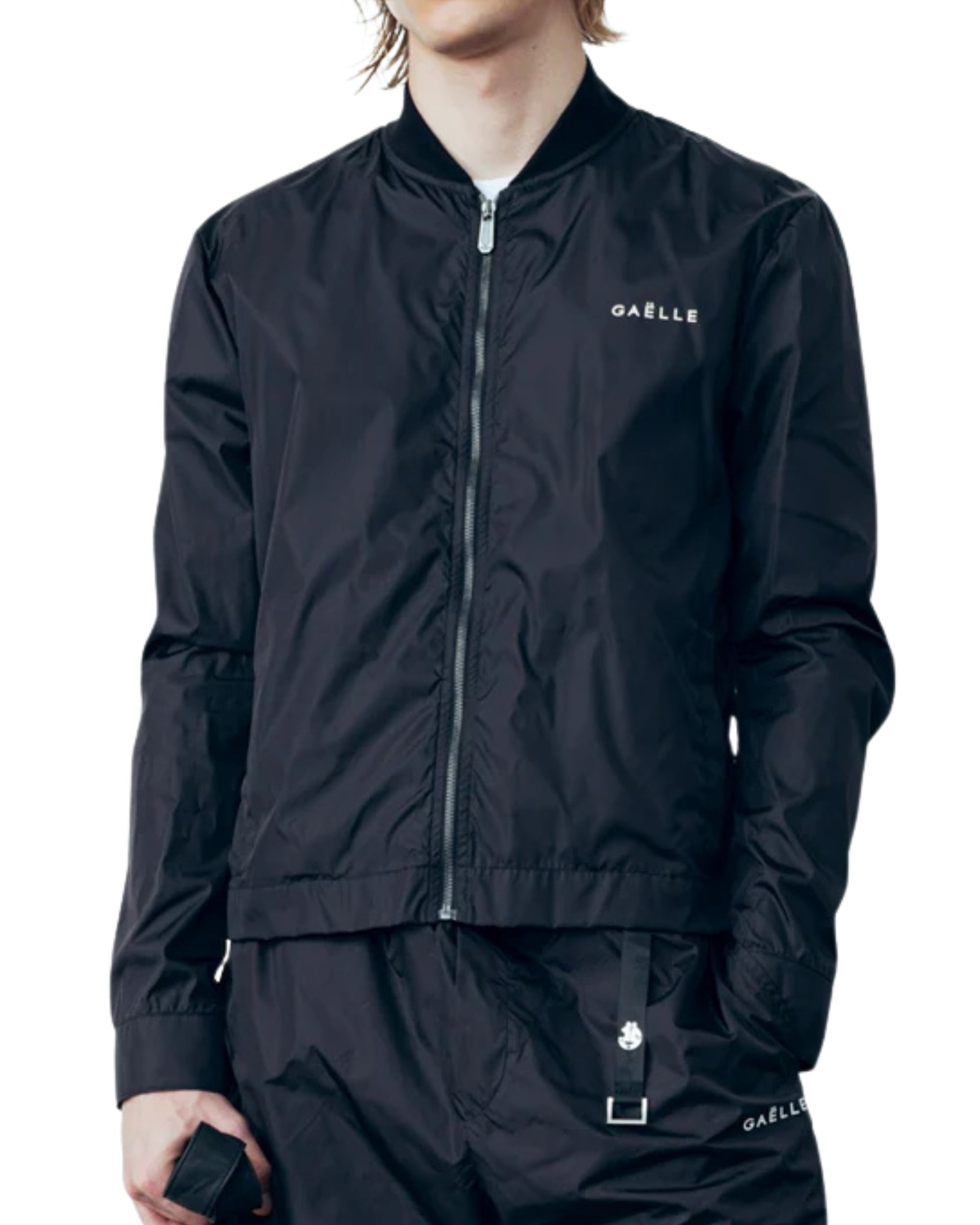 Gaelle Logo Nylon Nero Uomo