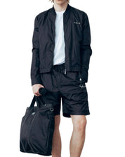 Gaelle Logo Nylon Nero Uomo