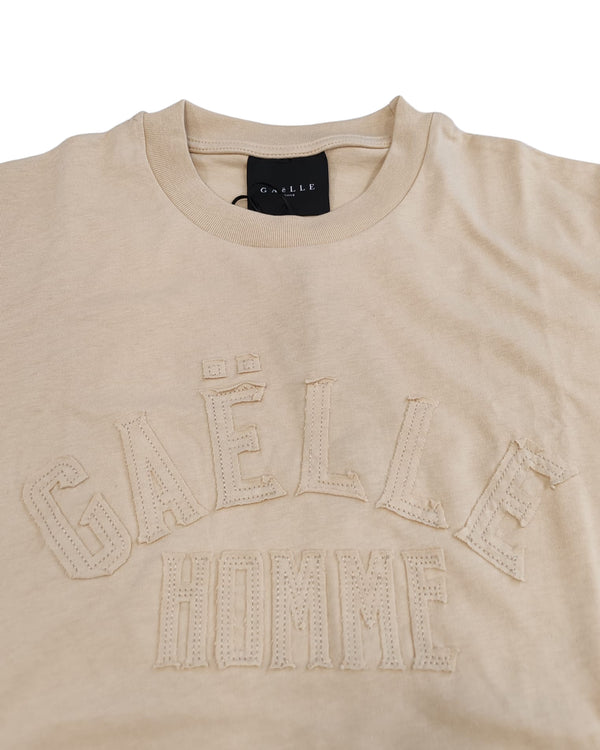 Gaelle Logo Beige Uomo-2