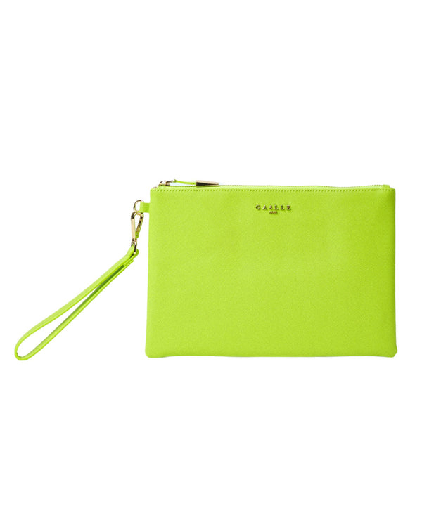 Gaelle Borsa Regular Pochette In Ecopelle Verde Donna