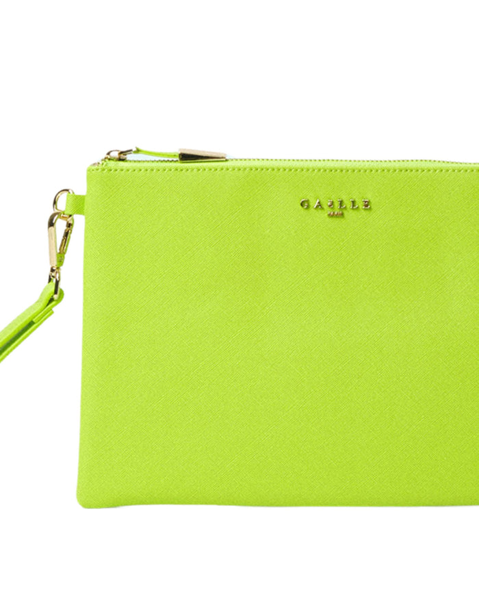 Gaelle Borsa Regular Pochette In Ecopelle Verde Donna 2