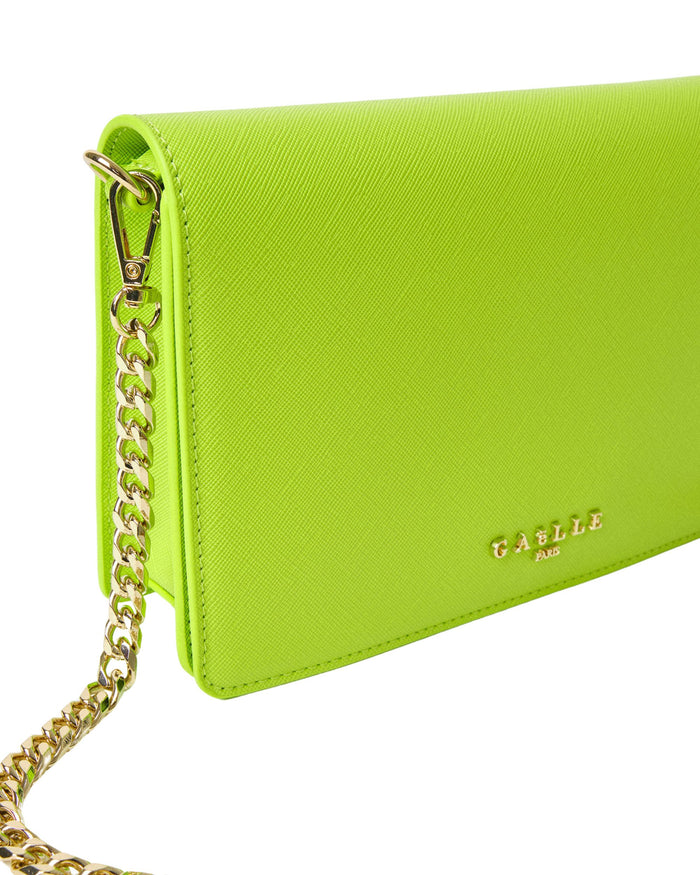 Gaelle Mini Borsa a Spalla Ecopelle Verde 3