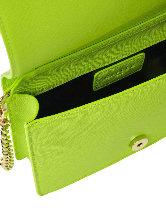 Gaelle Mini Borsa a Spalla Ecopelle Verde 4