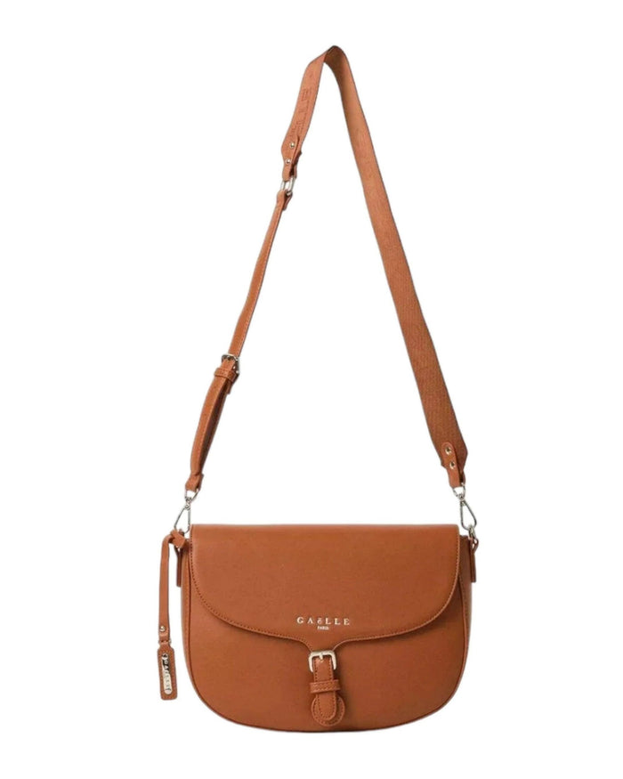 Gaelle Mini Tolfa Shoulder Bag Brown Eco-leather 1