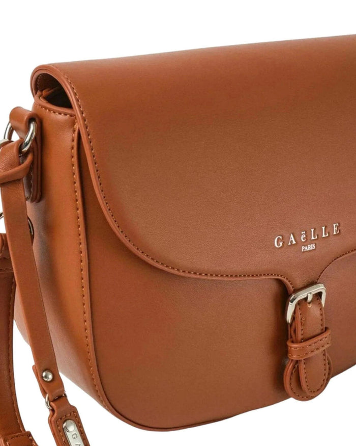 Gaelle Mini Tolfa Shoulder Bag Brown Eco-leather 3