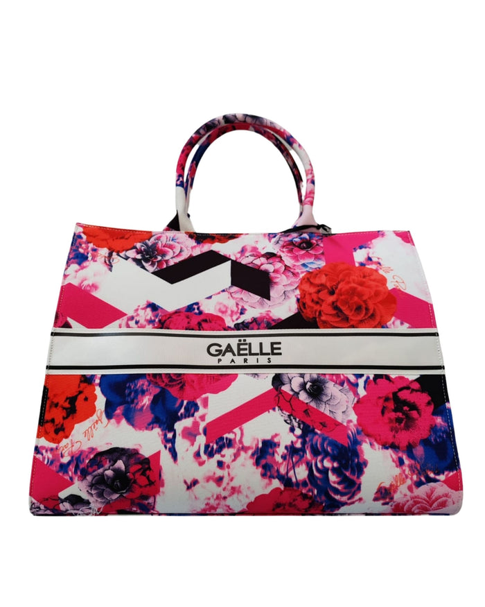 Gaelle Maxi Shopper in Multicolored Eco-Leather 1