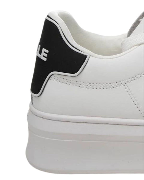 Gaelle Paris Sneakers Addict Pelle Bianco-2