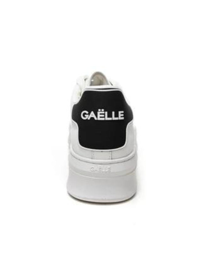 Gaelle Paris Sneakers Addict Pelle Bianco 3